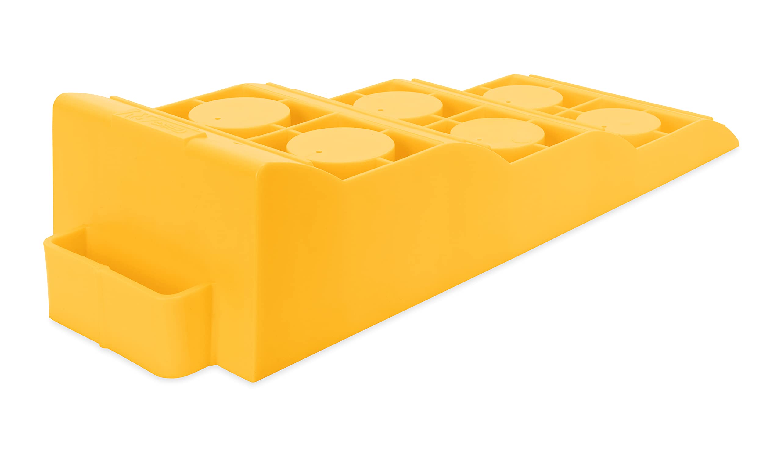 Camco 44573 Tri-Leveler RV Leveling Ramp Yellow Single 4000 lb Capacity