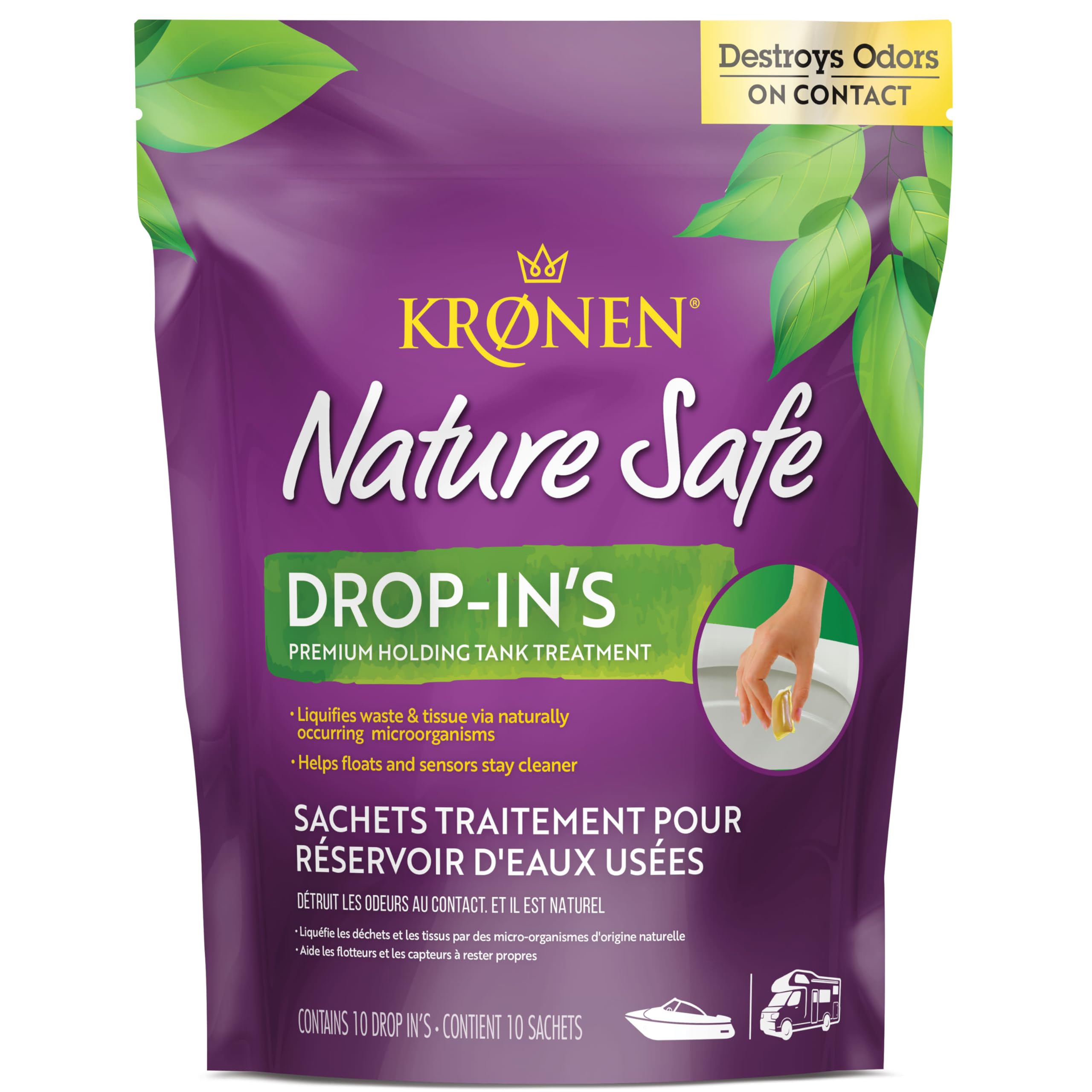 Pro Pack Packaging KDI013 Holding Tank Treatment Drop-Ins Pack of 10