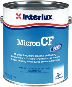 Interlux Paint YBD101/1 Micron CF Copper Free Antifouling Bottom Paint Green Gallon