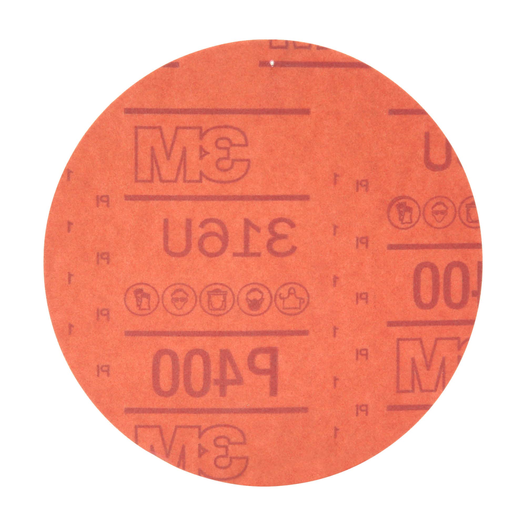3M 01221 Hookit Red 6" P220 Grit Abrasive Disc