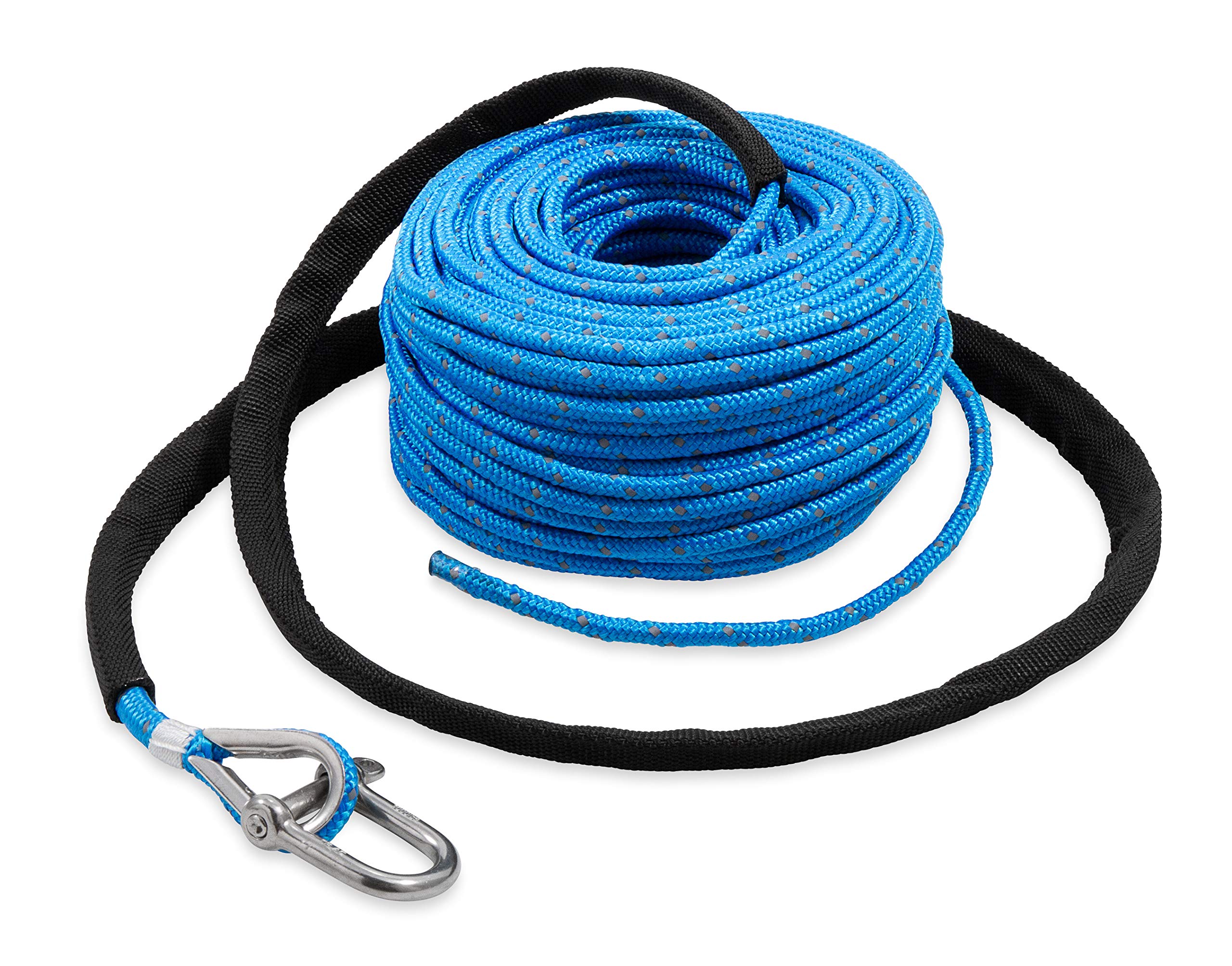 Trac Outdoor 69080 TRAC ANCHOR ROPE 5MM X 100' SS SHACKLE