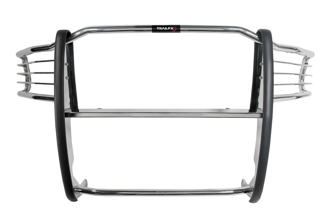 TrailFX E0045S Grille Guard for Chevy Tahoe - Black Powder Coated Steel