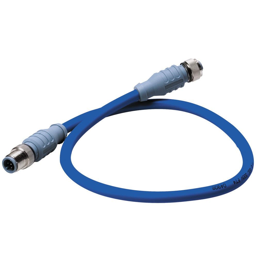 Maretron DM-DB1-DF-03.0 3m Mid Cord, Mfg# Dm-Db1-Df-03.0, Mid Double-Ended Cordset, Male To Female, 3 Meters, Blue Cable.