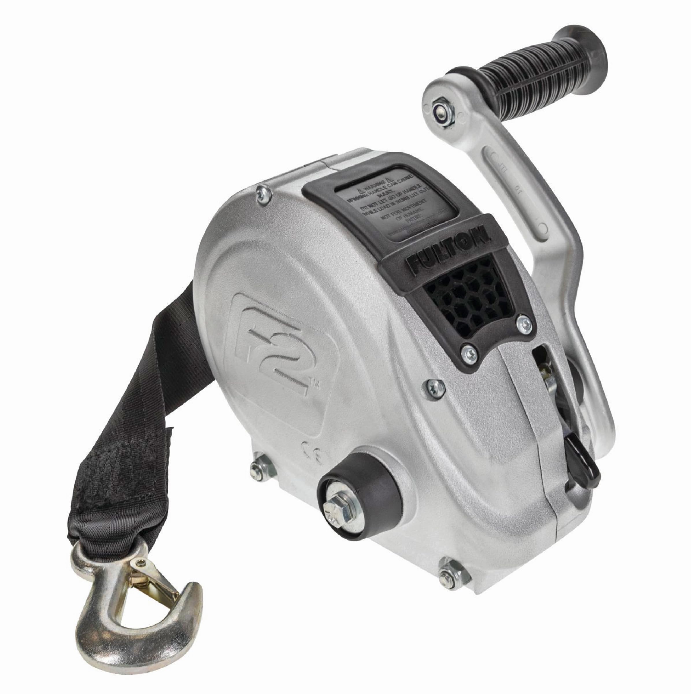Wesbar FW16000101 F2 Single Speed Winch 1600 lb Capacity with Strap