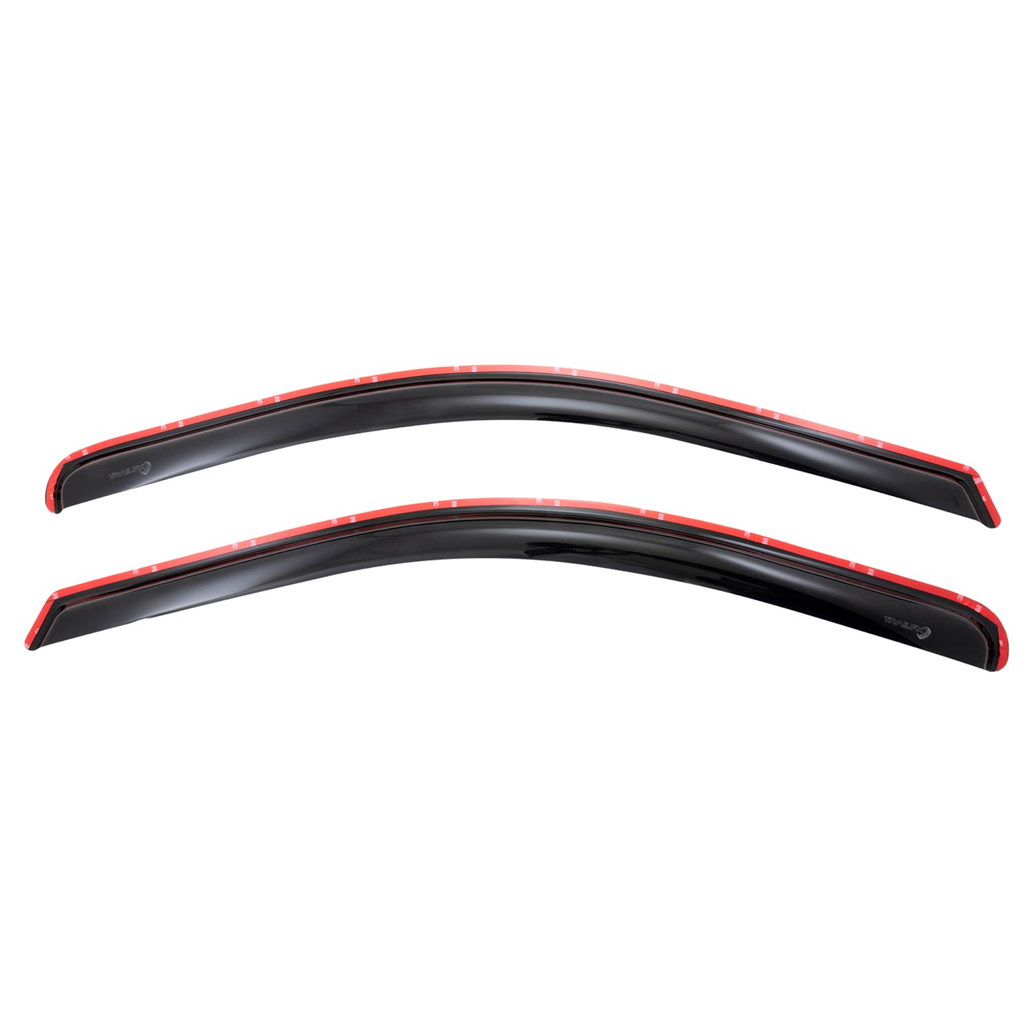 TrailFX 2446IC In-Channel Window Deflectors Smoke Tint 2-Piece Set