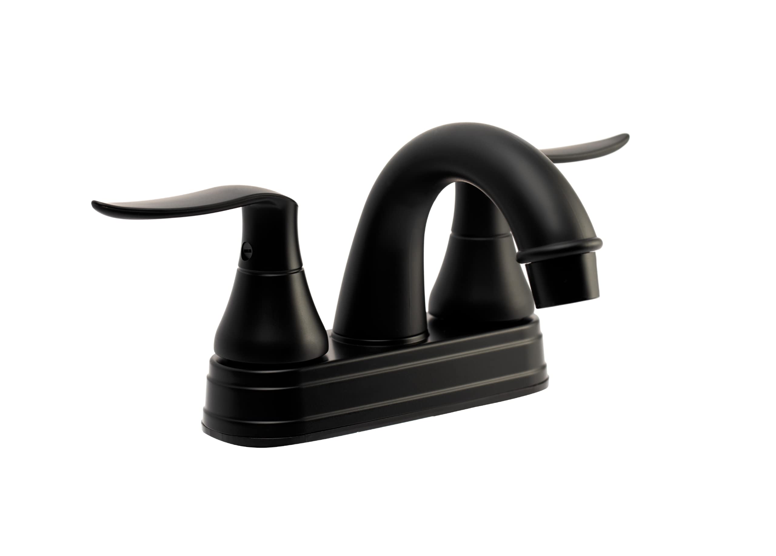 Dura Faucet DFPL620LHMB RV Lavatory Faucet Arc Spout Matte Black