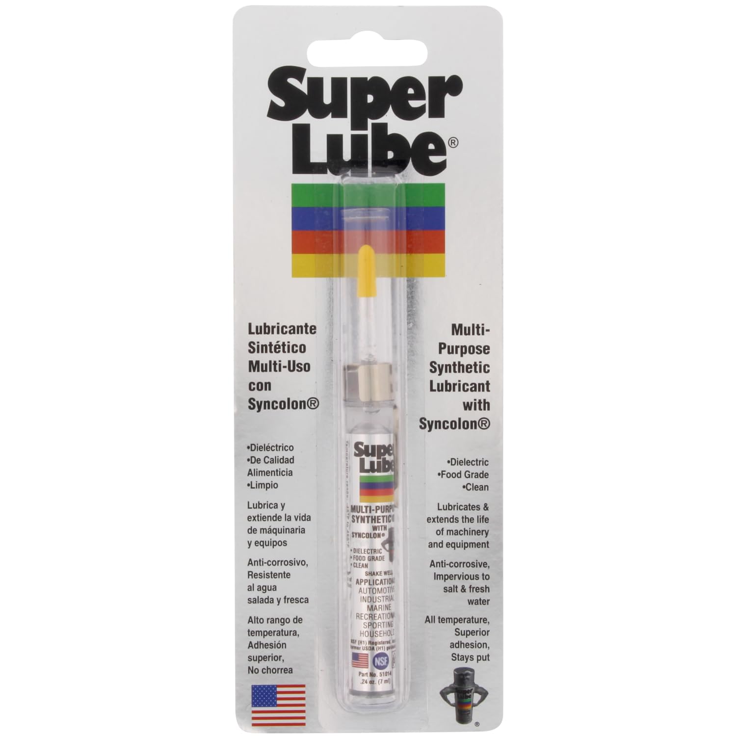 Super Lube 51010 SUPER LUBE 7ML PRECISION OILER  MULTI-PURPOSE SYNTHETIC OIL