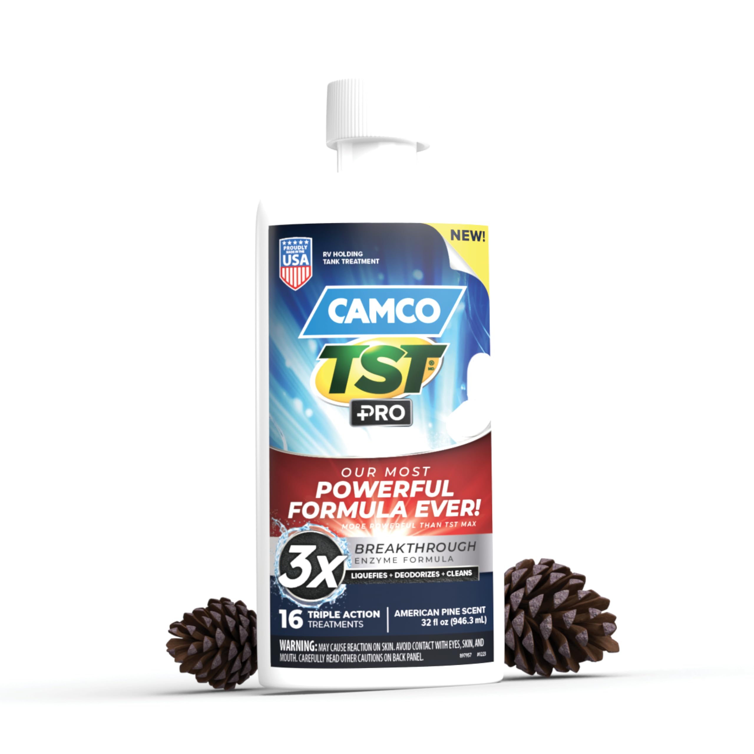 Camco 41771 TST PRO RV Toilet Treatment 32oz Pine Scent