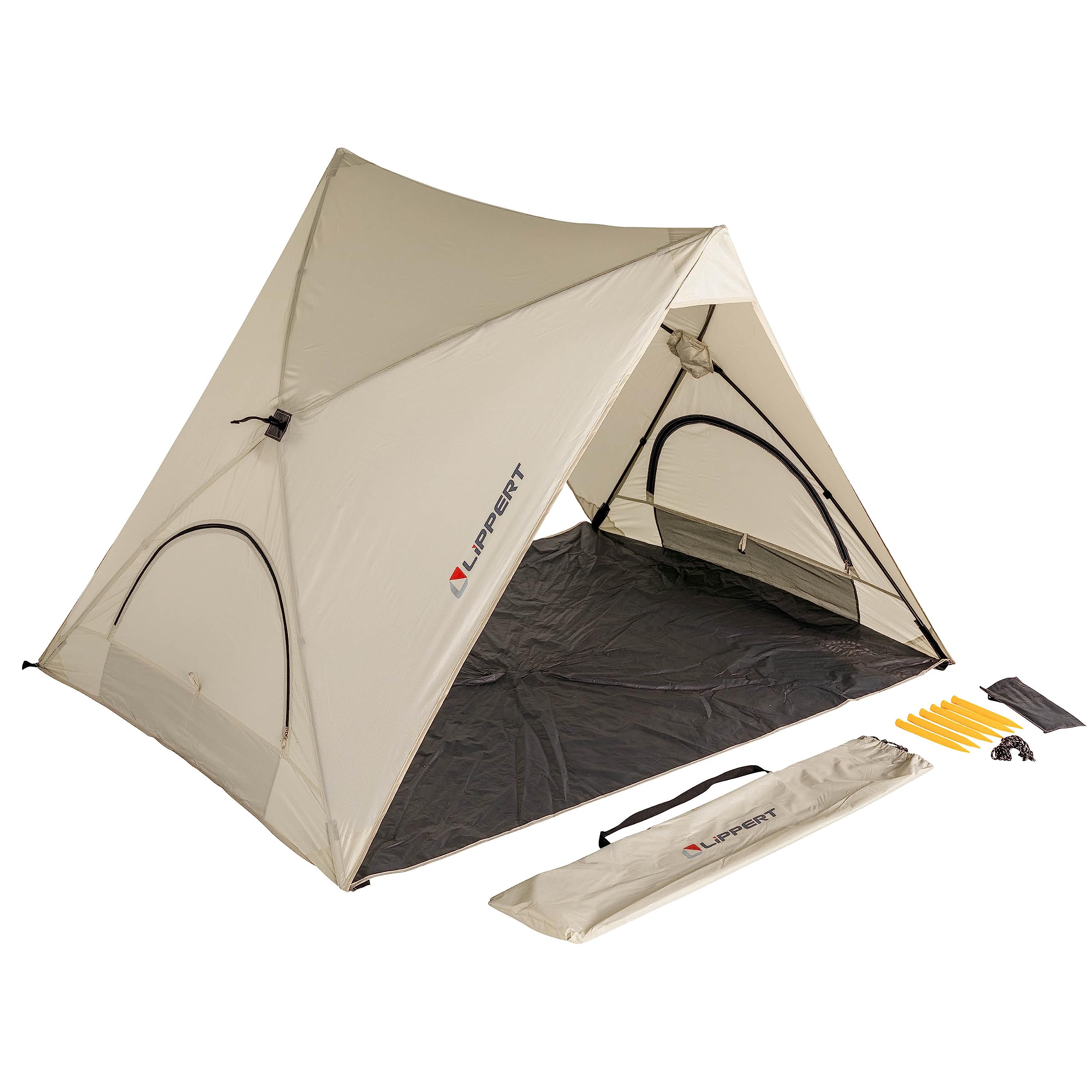 Lippert Components 2022114834 Pop-Up Sun Shelter with Mesh Screen Windows