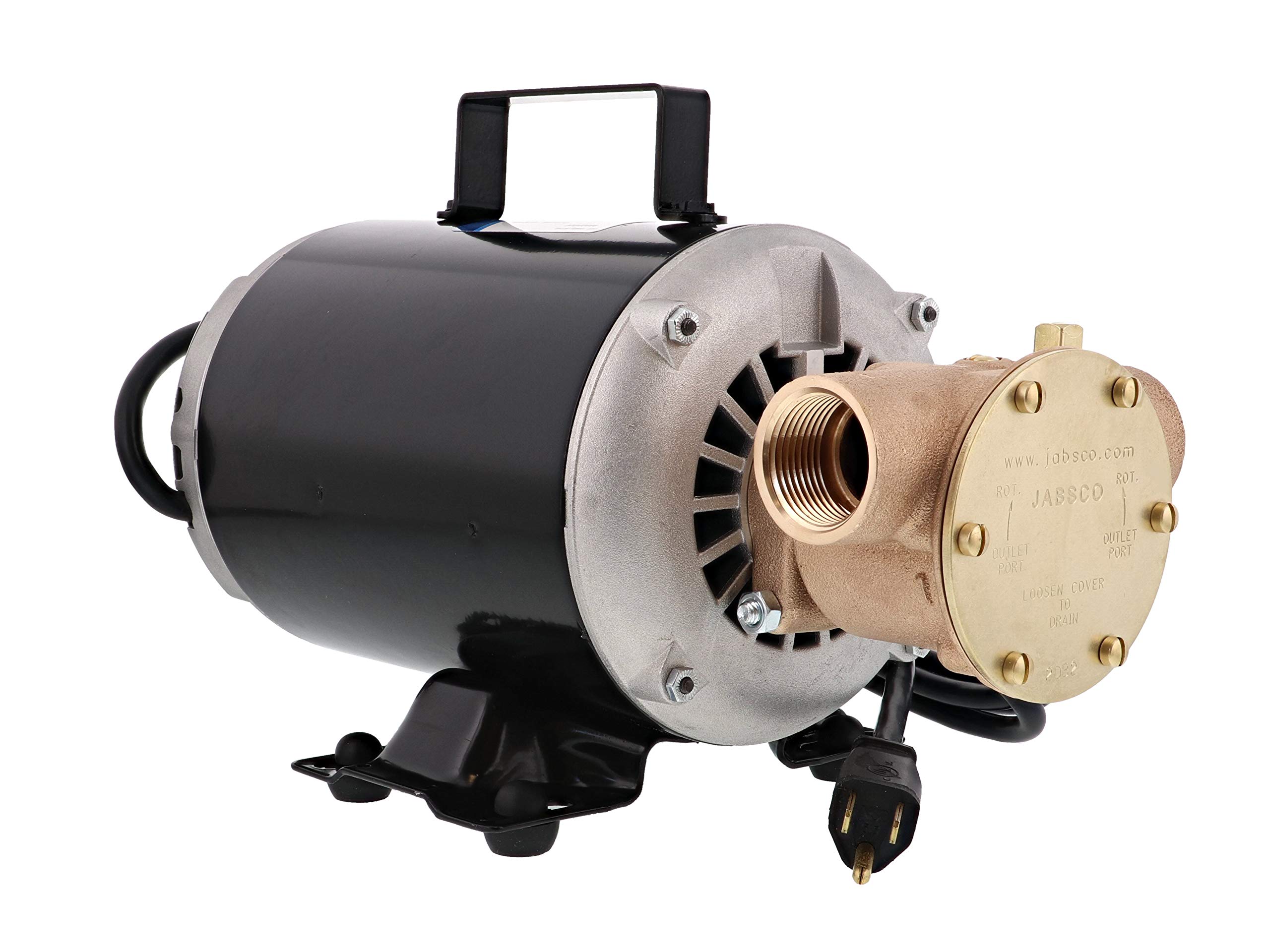 Jabsco 6050-0003 Self-Priming Bronze Utility Pump 23 GPM 3/4 HP 115/230V