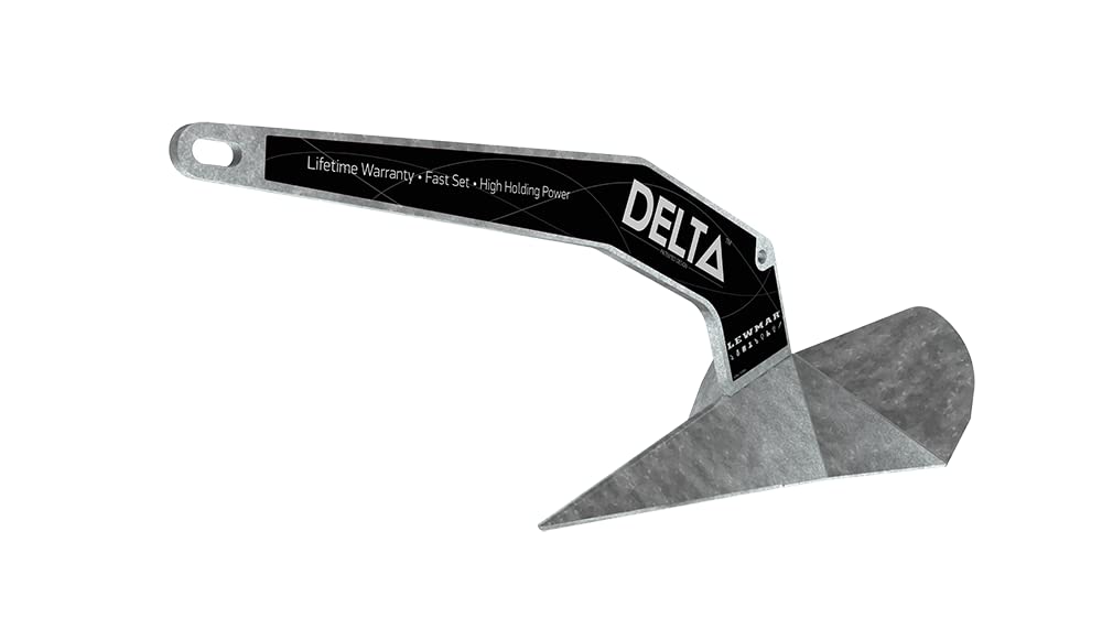 Lewmar 0057416 Delta Fast-Set Anchor Galvanized 35 lbs