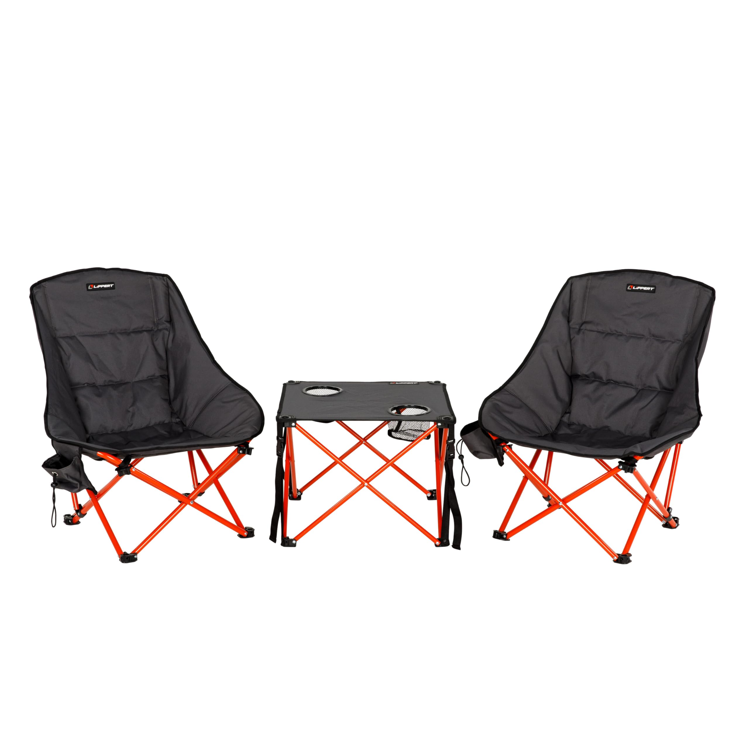 Lippert Components 2023053719 Baja Overlanding 3-Piece Camping Chair and Table Set