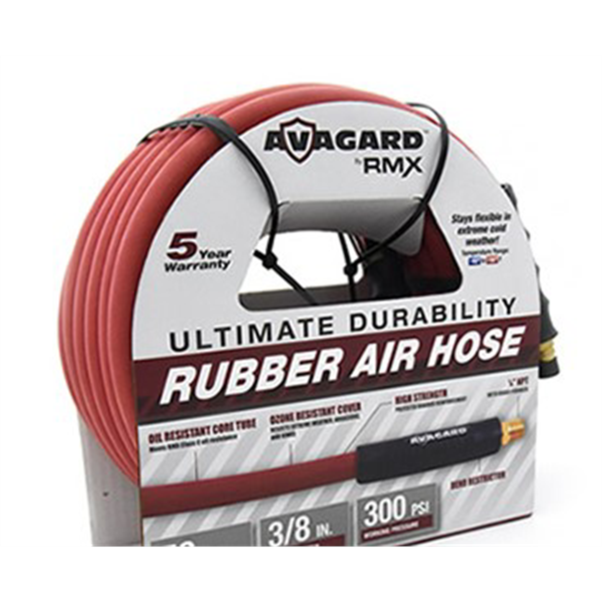 Avagard 10010096 BluBird  Rubber Air Hose 3/4" x 25'