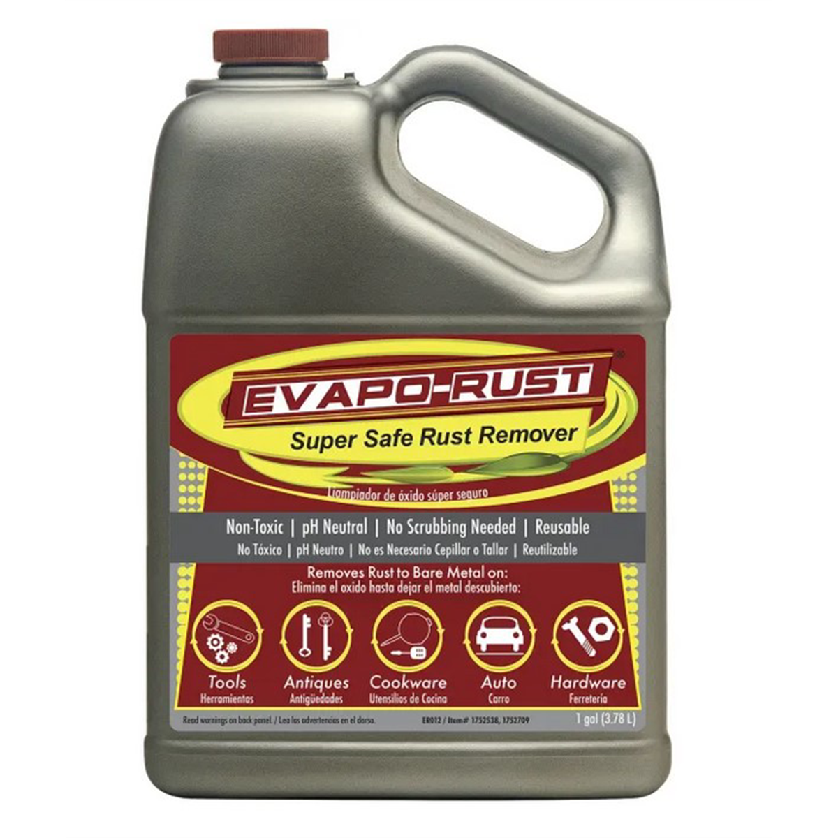 CRC Industries 1752538 CRC 1752538 Evapo-Rust® Heavy Duty Rust Remover, 1 Gallon