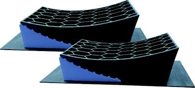 Blue Ox BX88439 Camper Leveler Chocks Kit with Grip Mats and Storage Bag