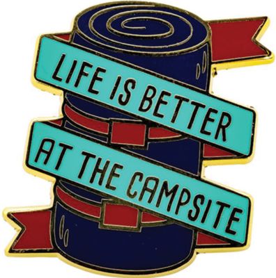 Camco 53264  Enamel Pin, Sleeping Bag