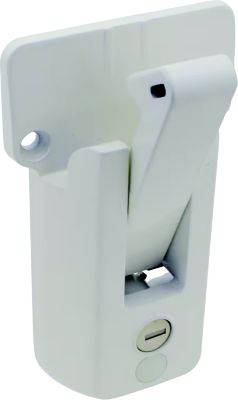 Fasteners Unlimited BL-65611-9009-1PK Command Electronics BL6561190091PK Global Cargo Door Bar Lock, White