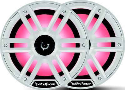 Rockford Fosgate M2-8H Color Optix 8" Marine Horn Speakers White