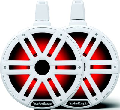 Yara North America M2WL-10H Rockford Fosgate 10" Wake Tower Speakers with Color Optix
