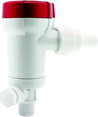 Rule Industries 601FC 500 GPH 12V Livewell Pump with Straight Seacock