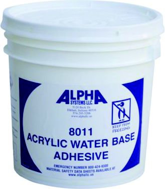 Lippert Components 2020002238 Acrylic Water Based Bonding Adhesive 1 Gallon White