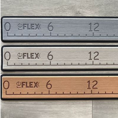 Syntec Industries RULER-CMBL-PS Syntec RULERCMBLPS Foam Fishing Ruler, 36”, Tan, w Adhesive