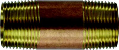 Brass Fittings 40-107 Brass Fitting 40107 1 X 5 Red Brass Pipe Nipple