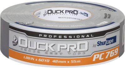 Greenball 105458 Shurtape PC 769 Duck Pro Professional Grade Duct Tape 1.88" x 180' Silver