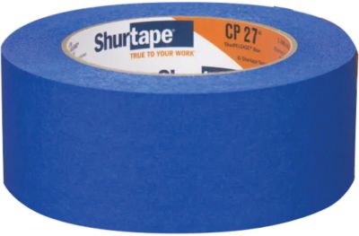 Shurtape 202880 CP 27 14-Day ShurRELEASE Blue Painter's Tape 2" x 60 Yards