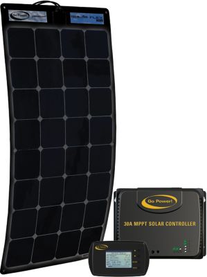 Go Power 83069 Solar Flex Eclipse 190W Flexible Solar Panel Kit with 30A MPPT Controller