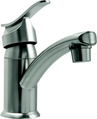 Dura Faucet DFPL200SN RV Streamline Single Lever Lavatory Faucet Brushed Satin Nickel