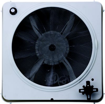 Heng's 90058-CR Typhoon High Velocity RV Roof Vent Upgrade Kit White