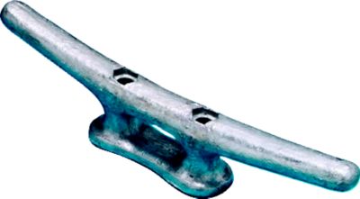 Dock Edge DE2814F Dock Edge 2814F Cast Iron Dock Cleat, Galvanized, 14"