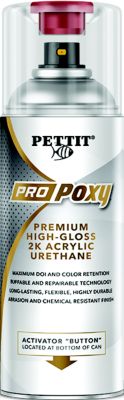 Pettit Paint 3238A ProPoxy Acrylic Urethane Topside Aerosol Mauritius Blue