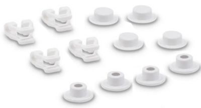 Dometic 3316450.9019 RV Refrigerator Wire Shelf Mounting Hardware Kit White