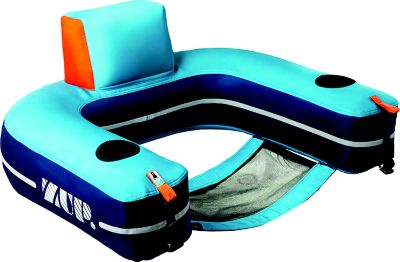ZUP Watersports ZUP-75199 HookZup iSeat Inflatable Pool Lake Float with Connectors