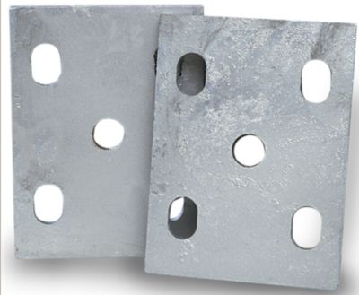 Dexter Marine Products K71-G01-55 Universal Tie Plate Kit 2-Pack