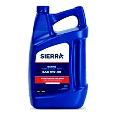 Sierra 18-9555CAT-4 Semi-Synthetic 5W-30 Marine Engine Oil 4-Case Pack (5 Quart Bottles)