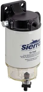 Sierra 18-99189  Fuel/Water Separator Gas Kit w/ Clear Bowl For Racor