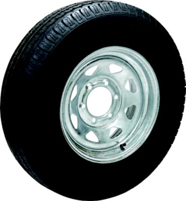 Seachoice 3S881 ST225/75D15 Bias Trailer Tire & Wheel Assembly 6-Lug Galvanized