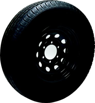 Seachoice 3S891 ST225/75D15 Bias Trailer Tire & Wheel Assembly 6 Lug 16" Black Modular