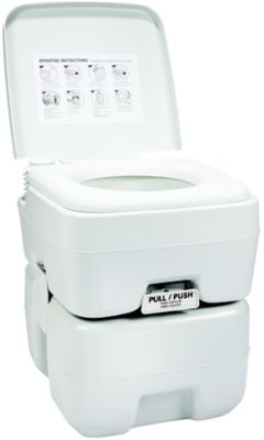 Fultyme RV DEF1020S  Portable Toilet, White, 5.3-Gal. (20 l)