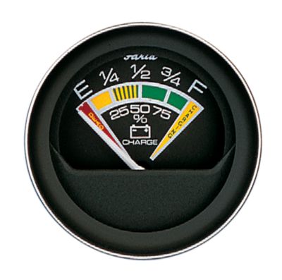 Faria Instruments F13004 Faria Coral Black 2" Water Temperature Gauge (100-250F)