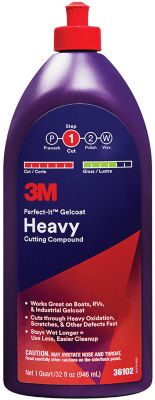 3M 051131-36102 Perfect-It Gelcoat Heavy Cutting Compound 1 Quart