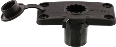 Scotty Downriggers 0244L-BK Scotty 244LBK Flush Mount Bracket, Black, Locking