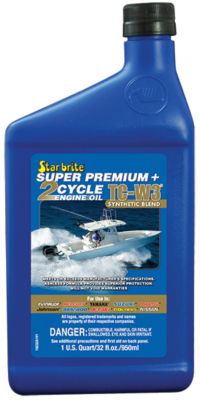 Starbrite 19200N Super Premium TC-W3 2-Cycle Engine Oil, Gal., 6/case