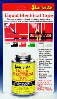 Starbrite 084107B Liq. Electric Tape White 4 oz.