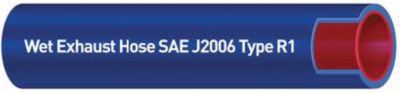 Shields Hose 16-202-5000-36 Blue Series 202 Nautiflex Silicone Wet Exhaust Hose 3 Inch