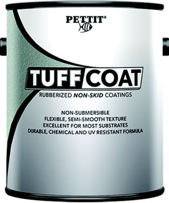 Pettit Paint 1371203TCSS Tuff Coat Rubberized Non-Skid Coating Semi-Smooth Texture Light Gray Gallon