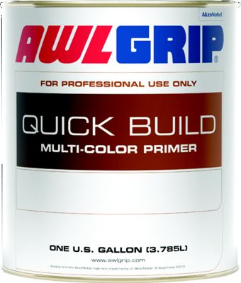Awlgrip OU2000/1GLUS Quick Build Multicolor Sealer and Surfacing Primer, 1 Gallon, Black Base